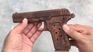 How to remove rust from a gun